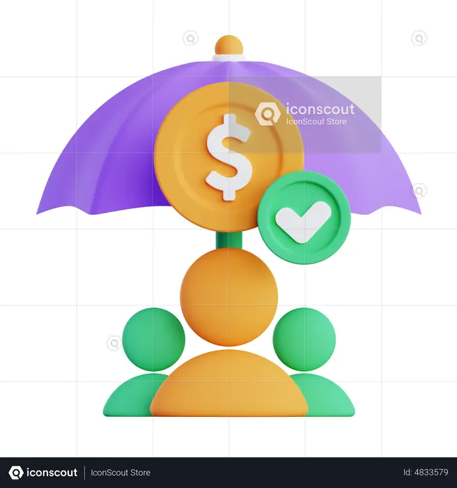 Financial Insurance  3D Icon