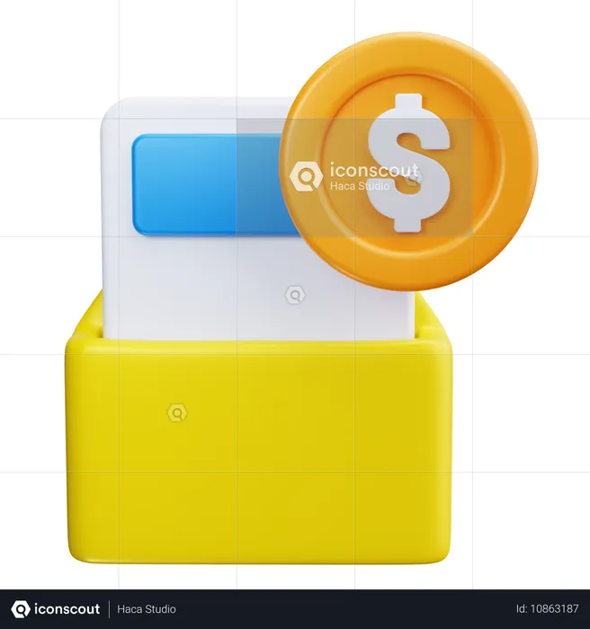 Financial Mail  3D Icon