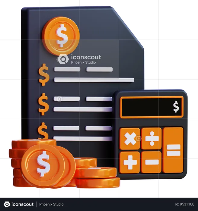 Financial Management  3D Icon