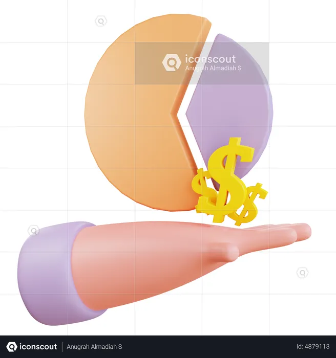 Financial Presentation  3D Icon