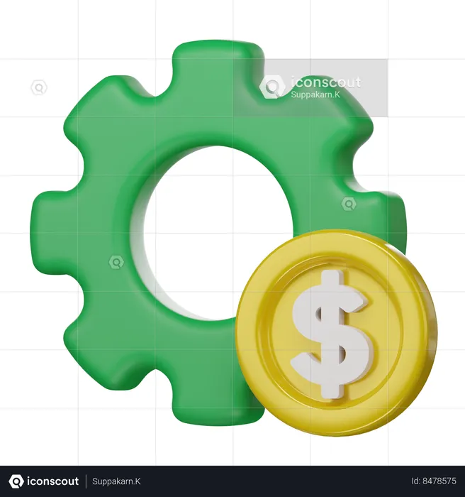 Financial Process  3D Icon