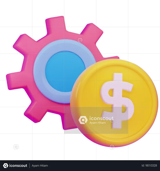 Financial Process  3D Icon