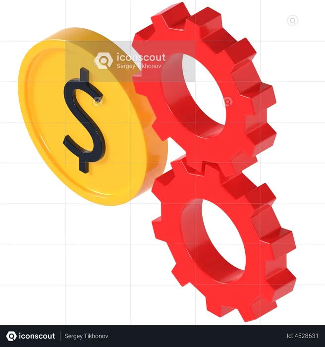 Financial Process  3D Illustration