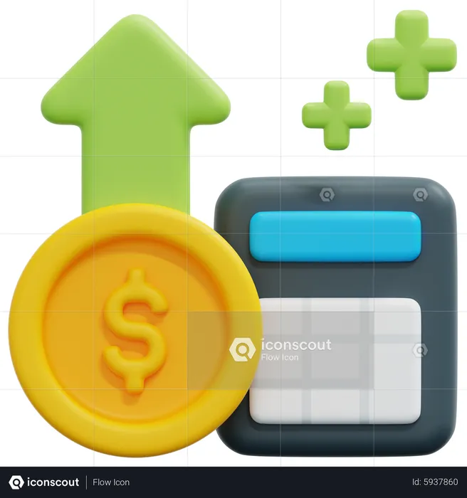 Financial Profit  3D Icon