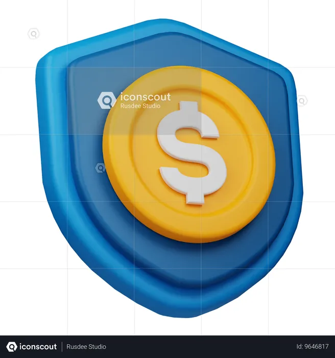 Financial Protection  3D Icon