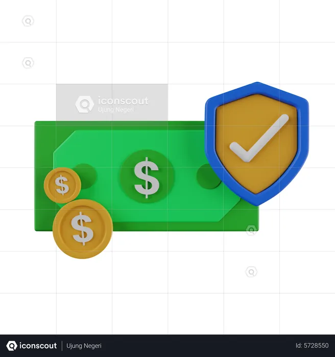 Financial Protection  3D Icon