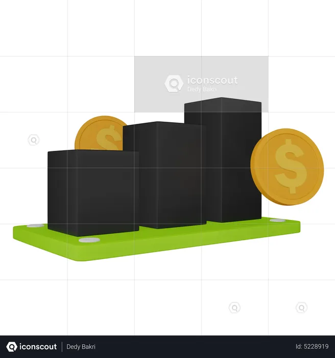 Financial Report  3D Icon