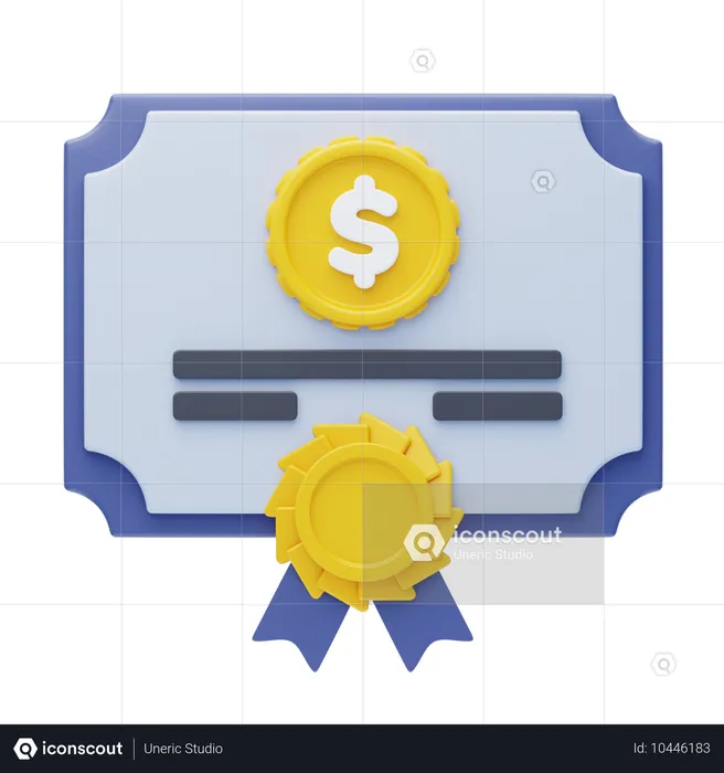 Financial reward  3D Icon