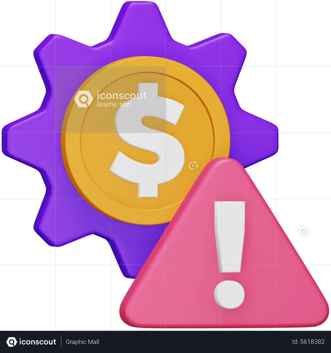 Financial Risk Management  3D Icon