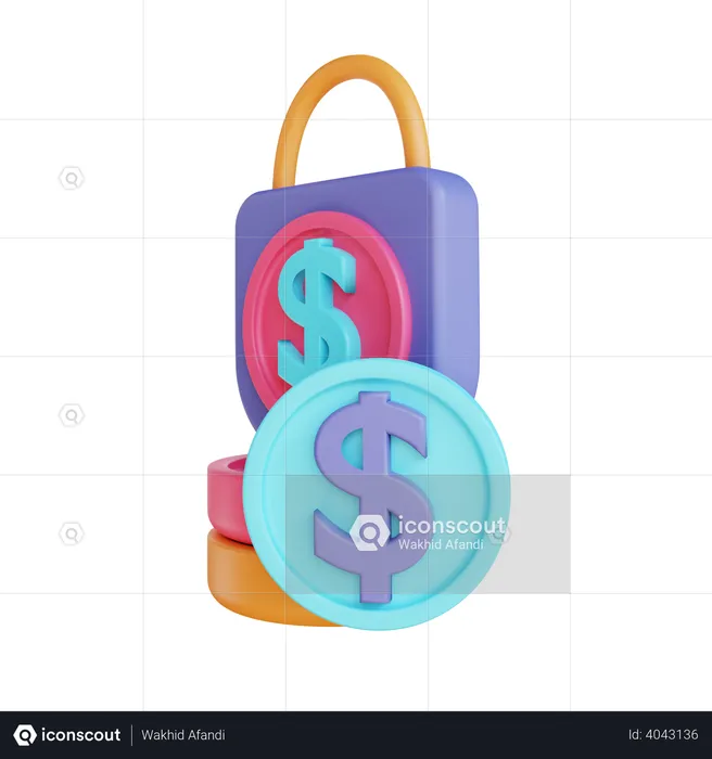 Financial Security  3D Illustration