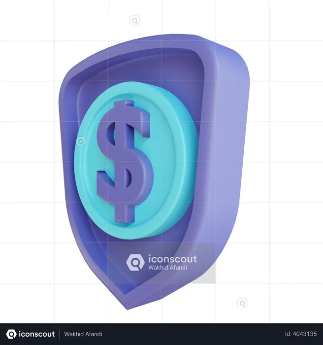 Financial Security  3D Illustration