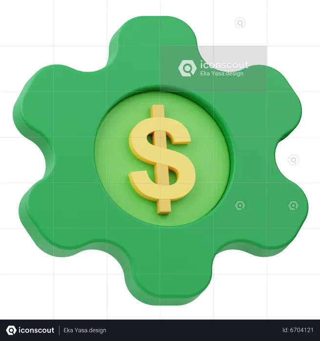 Financial Setting  3D Icon