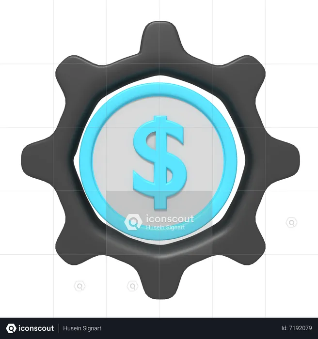 Financial Setting  3D Icon