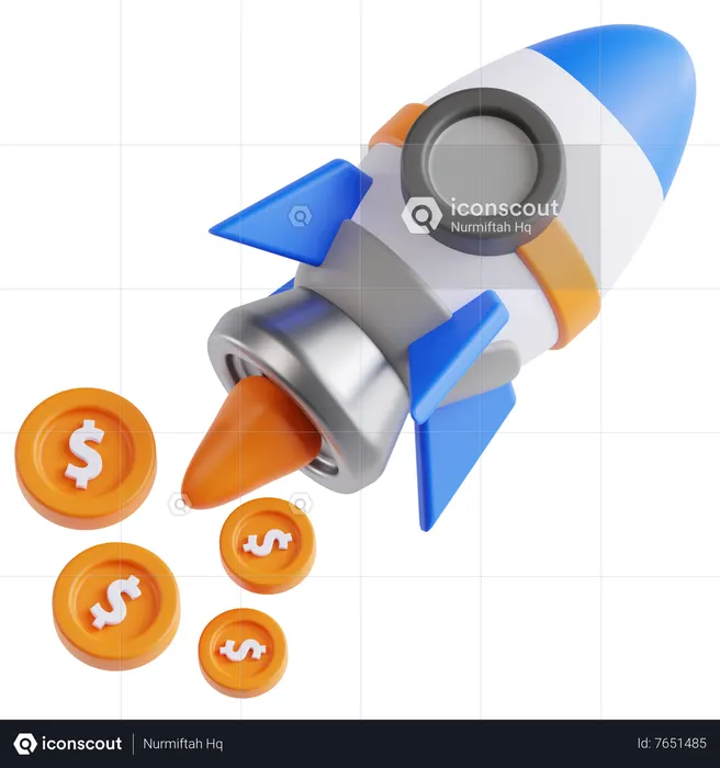 Financial Startup  3D Icon