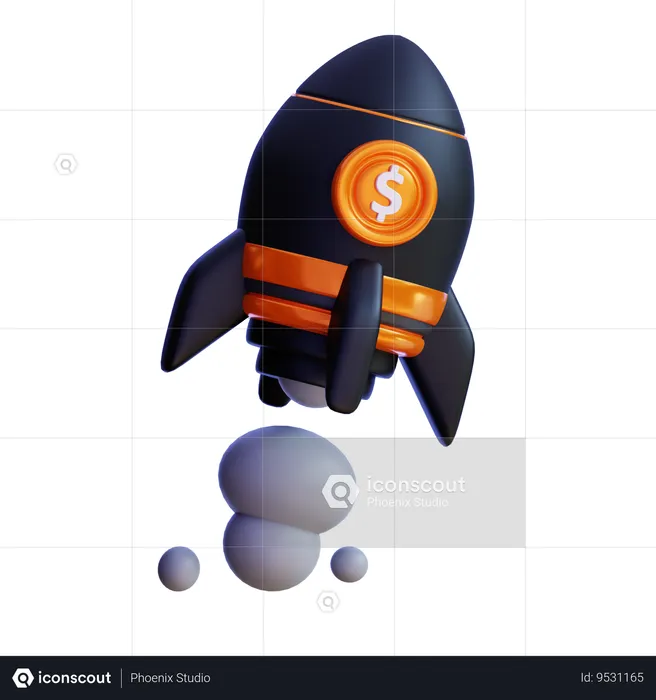 Financial Startup  3D Icon