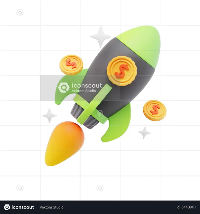 Financial Startup  3D Icon