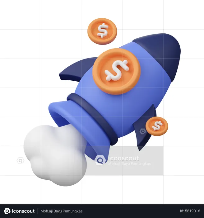 Finance Startup  3D Icon