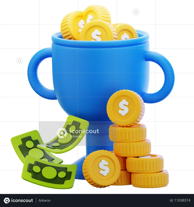 Financial Success  3D Icon