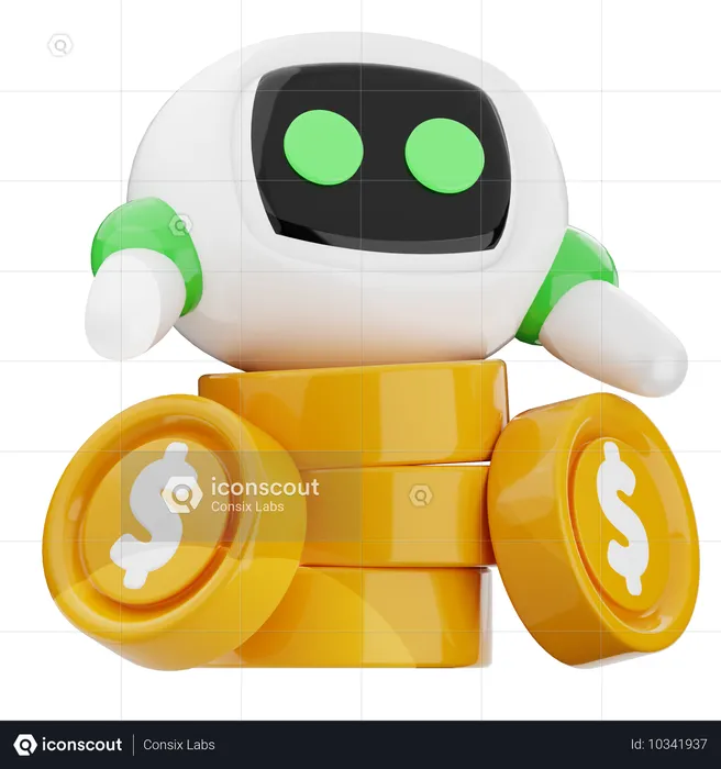 Finanz-Bot  3D Icon