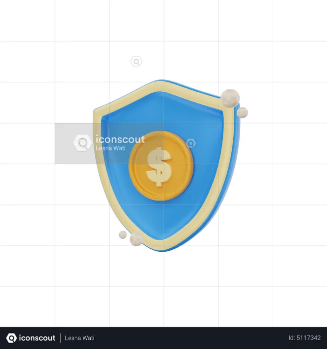 Finanzversicherung  3D Icon