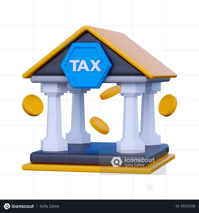 Finanzamt  3D Icon