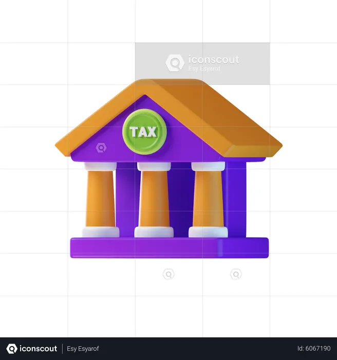 Finanzamt  3D Icon