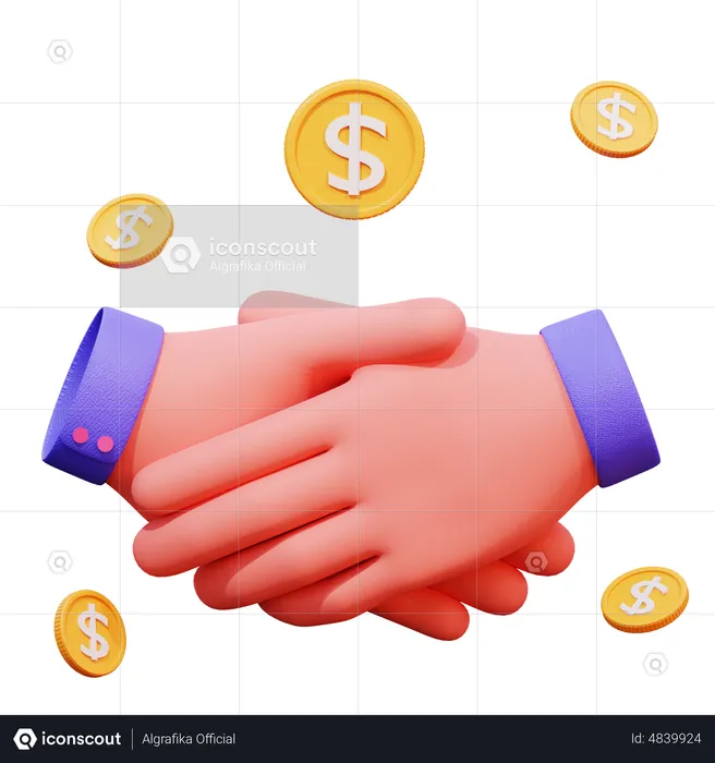 Finanzielles Geschäft  3D Icon