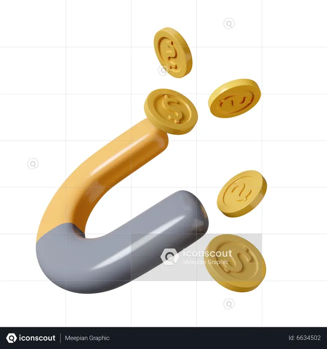 Finanzielle Attraktivität  3D Icon