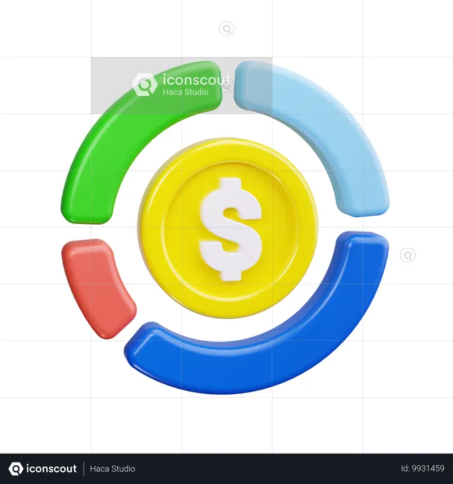 Finanzielle Investition  3D Icon