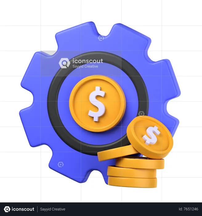 Finanzprozess  3D Icon