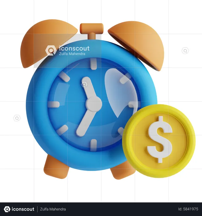 Finanzielle Zeit  3D Icon