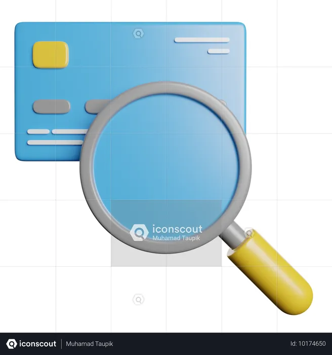 Find Credit Card  3D Icon