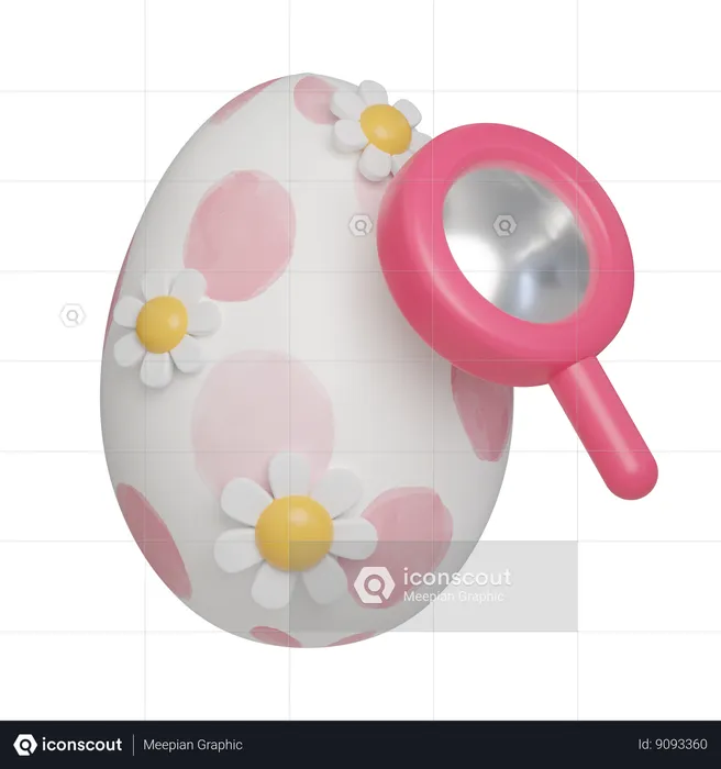Find Easter Day  3D Icon