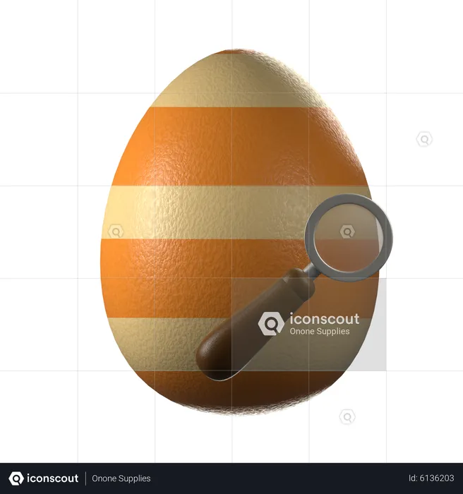 Find Easter Egg  3D Icon