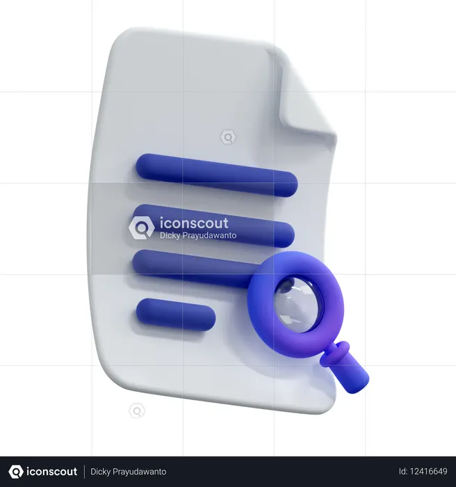 Find File  3D Icon