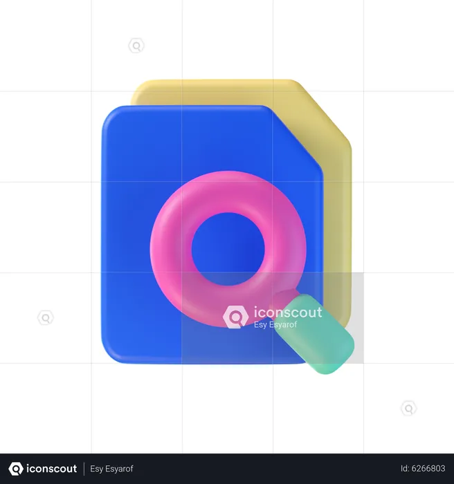 Find File  3D Icon