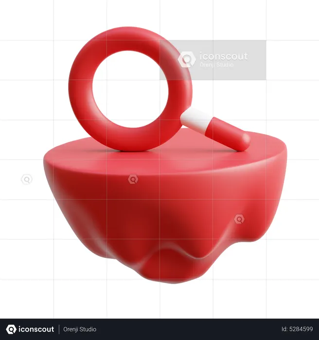 Find Land Metaverse  3D Icon
