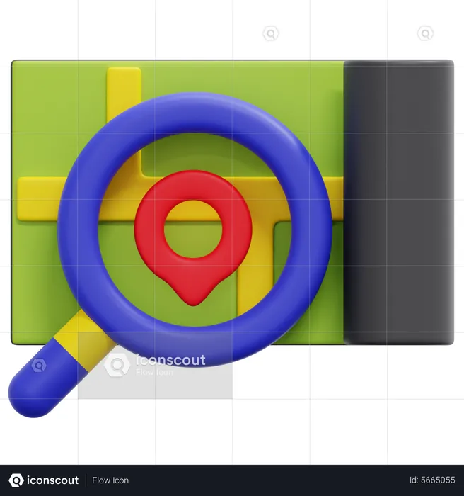 Find Location  3D Icon