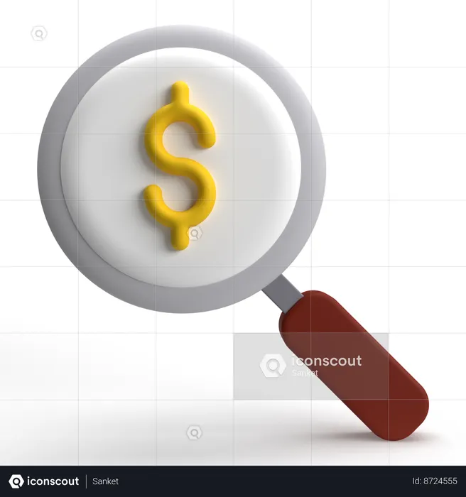 Find Money  3D Icon
