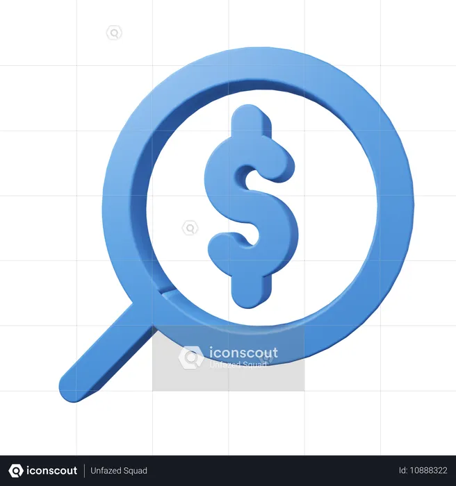 Find Money  3D Icon