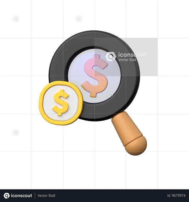 Find Money  3D Icon