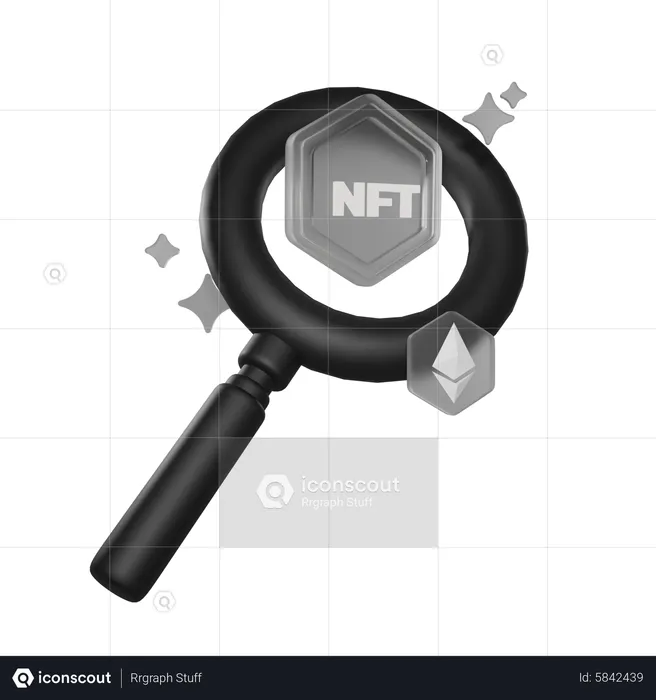 Find Nft  3D Icon