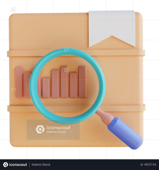 Find Package Qr  3D Icon