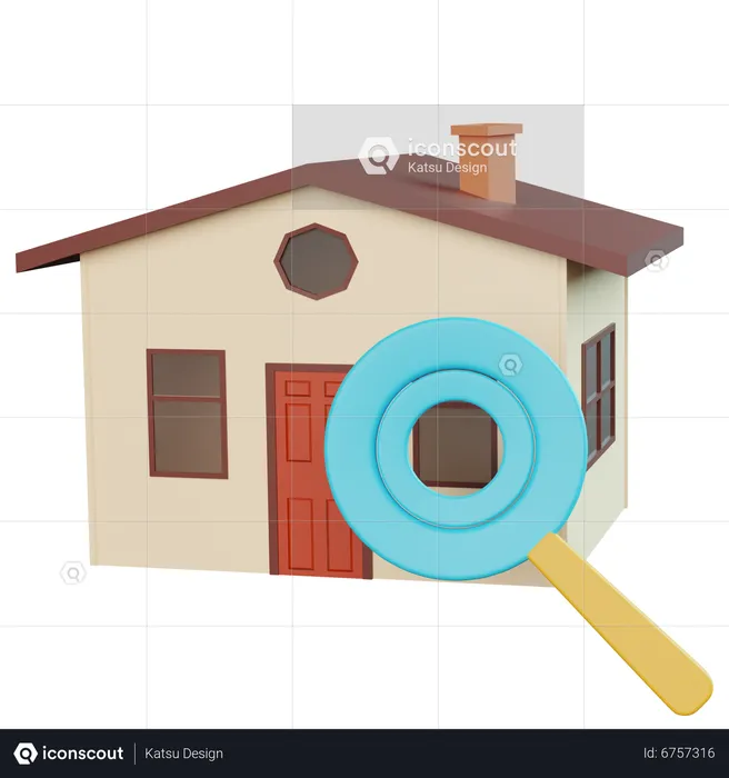 Find Property  3D Icon