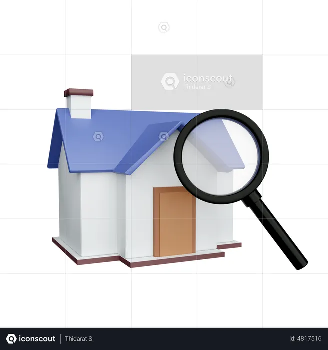 Find Property  3D Icon