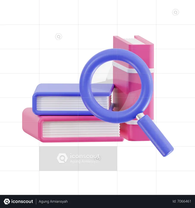 Finding Book  3D Icon