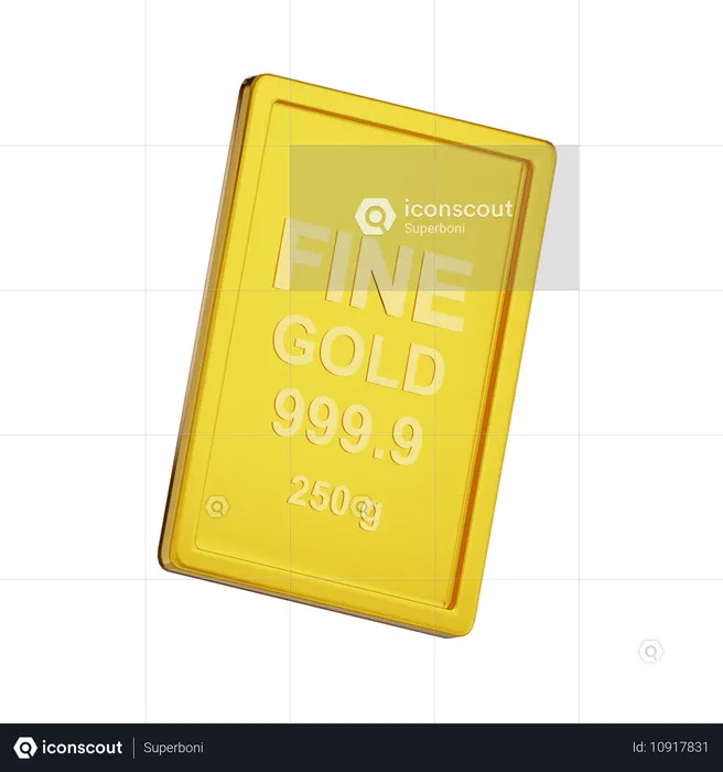 Fine Gold 250 g  3D Icon