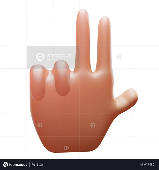 Finger Gun  3D Icon