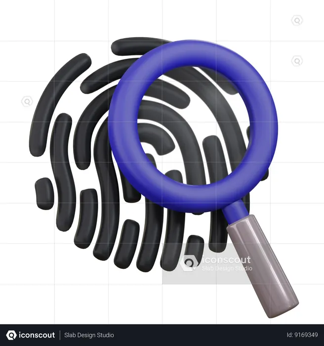 Finger Investigate  3D Icon