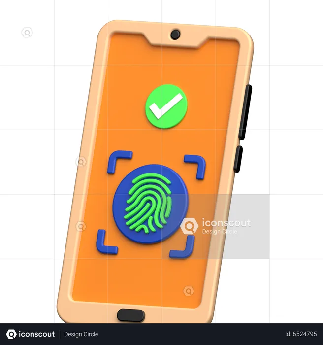 Finger Print  3D Icon